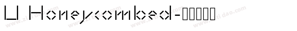 U Honeycombed字体转换